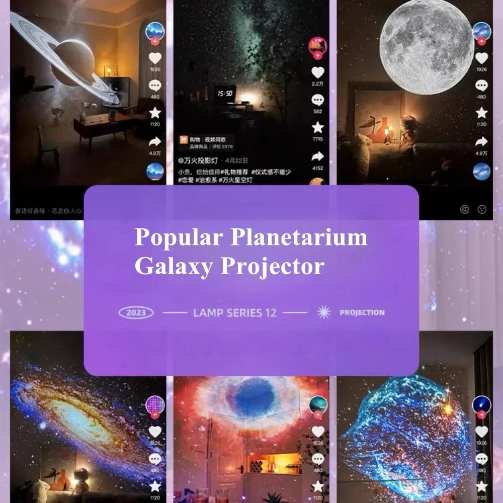 Meteor Star Projector, Galaxy Projector for Bedroom, LED Night Light Aurora Projector with BT Speaker, White Noise, Timer Gifts